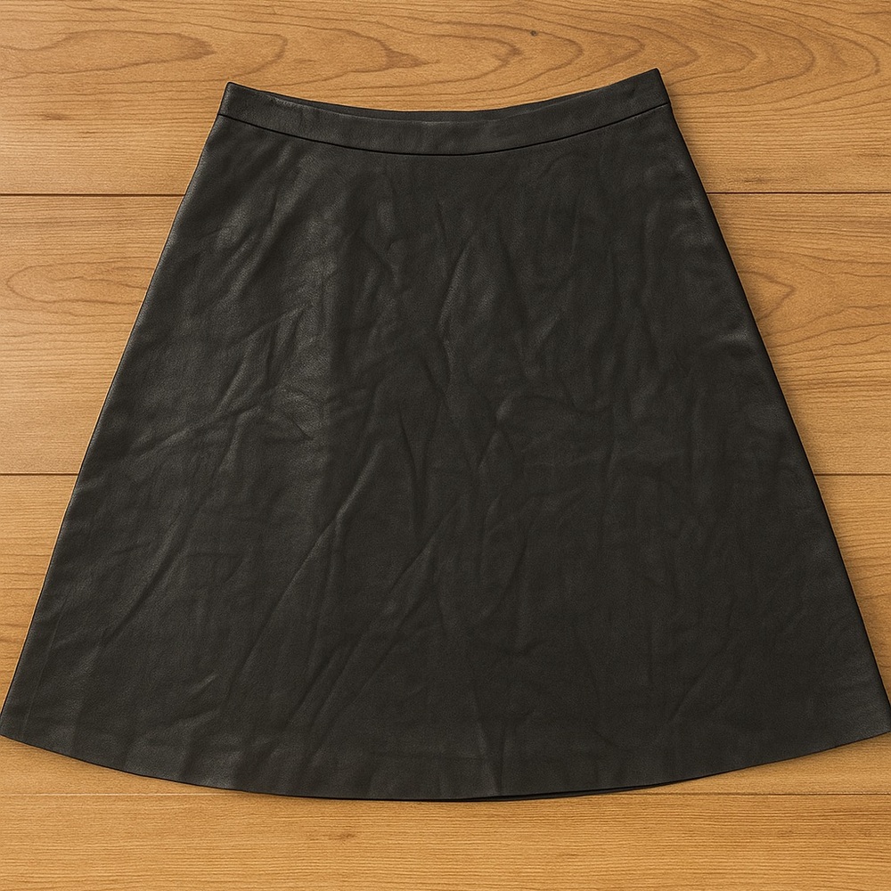 cupcakes & cashmere Elegant Black A-Line Skirt